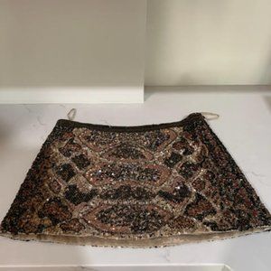 ALL SAINTS HAND EMBELISHED MINI SKIRT SIZE 4